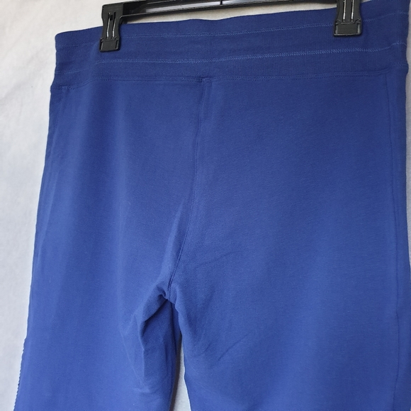 Tommy Hilfiger Sport Royal Blue Capri Joggers w/ Drawstring & Mesh Sides Sz M - Picture 5 of 15